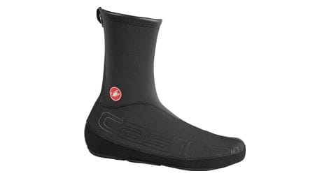 Couvre-chaussures vélo hiver Castelli Diluvio UL en néoprène noir