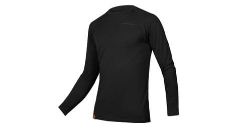 Sous-couche Endura BaaBaa Blend à manches longues, noire