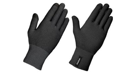 Sous-gants vélo GripGrab Merino Wool noir