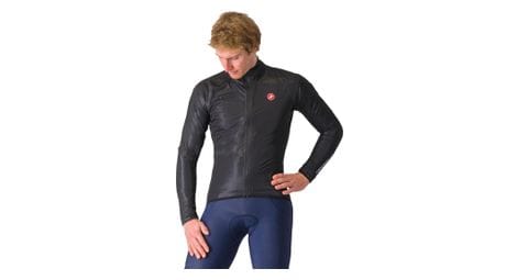 Veste de pluie vélo Castelli Squall Shell noire et argent