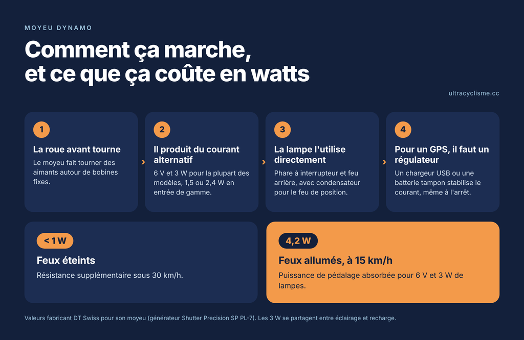 dynamo moyeu fonctionnement
